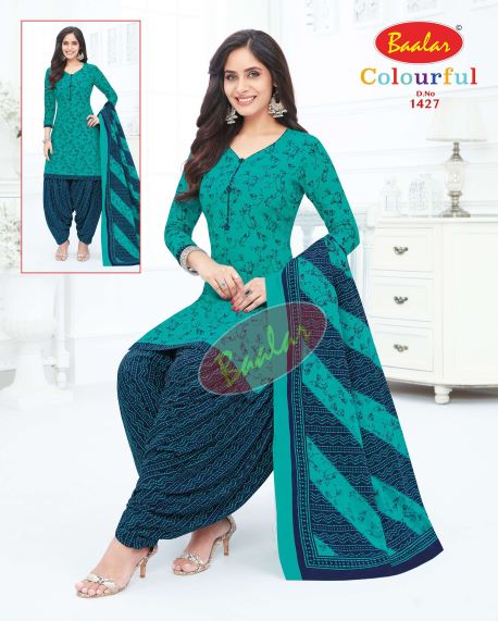 Baalar Colourful Vol-14 Cotton Designer Exclusive Patiyala Dress Material